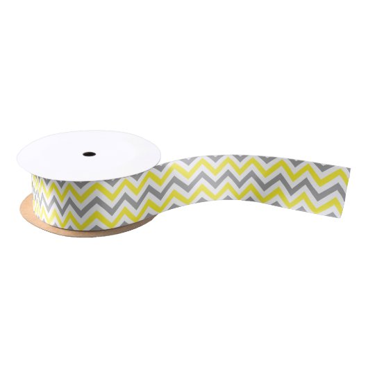 Geel, Dk Grey Wht Large Chevron ZigZag Pattern Lint (Spoel)
