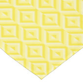 Geel driekleurig diamantpatroon tafelkleed (Gekanteld)