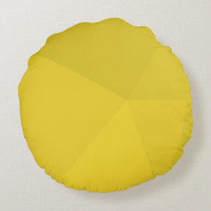 Geel, eenvoudig, modern, cool, geometrisch trendy rond kussen