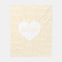 Geel Elégante Script Familie Namen Monogram Hart
