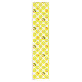 Geel Emoji Pattern Korte Tafelloper (Voorkant)