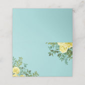 Geel en Aqua lentetransport (Buitenkant ongevouwen)