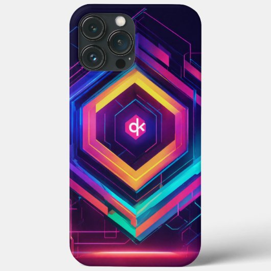 geel en blauw Case-Mate iPhone case (Achterkant)