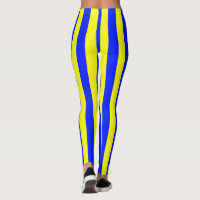 Geel en blauw gekleurd gestreepte patroon