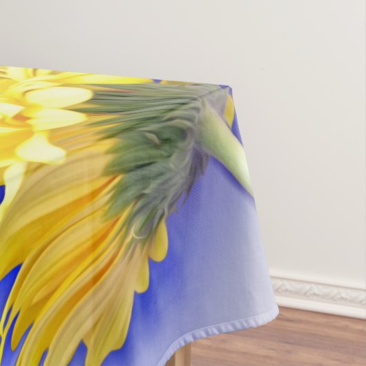 Geel en blauw tafelkleed (Voorbeeld)