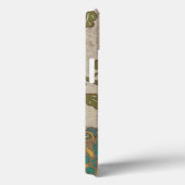 Geel en Blauwgroen blauw vogel op een Tak Case-Mate iPhone Case (Achterkant / Rechts)