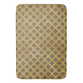 Geel en Brons Diamant Burst Patroon Badmat (Voorkant Verticaal)