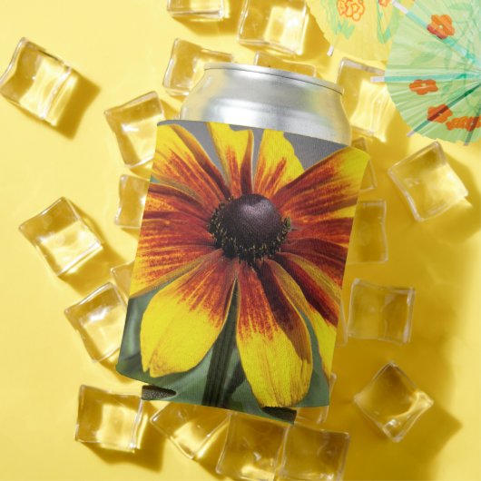 Geel en Bronze Rudbeckia Floral Koelbox Blikjeskoeler (Insitu Zomer)