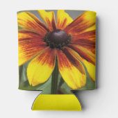 Geel en Bronze Rudbeckia Floral Koelbox Blikjeskoeler (Achterkant)
