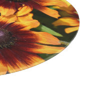 Geel en Bronze Rudbeckias Floral Snijplank (Hoek)