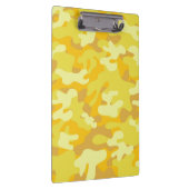 Geel en Gold Camo-ontwerp Klembord (Rechts)