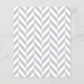 Geel en grijs Baby shower met olifant - Bingo Flyer (Achterkant)