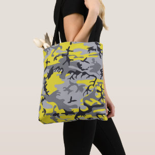 Geel en Grijs Camouflage, Militair, Leger Draagtas