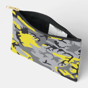 Geel en grijs camouflage, militair, leger etui