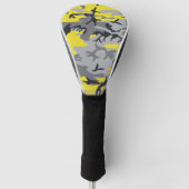 Geel en Grijs Camouflage, Militair, Leger Golfheadcover (Voorkant)