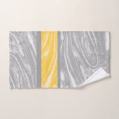Geel en grijs marmer Abstracte moderne afbeelding Bad Handdoek (Handdoek)