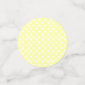 Geel en grijs olifant | BABY SHOWER Confetti (Kleine voorkant)