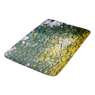 Geel en groen Camo Print Badmat