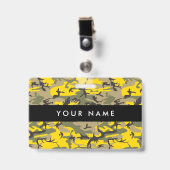 Geel en groen camouflage, Camouflage, Militair, Le Badge (Voorzijde met clip)