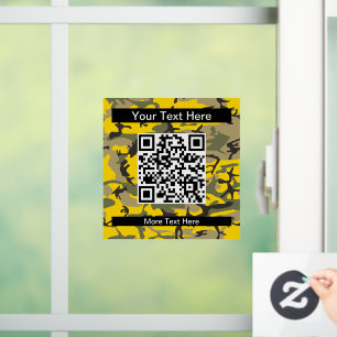 Geel en groen camouflage, Camouflage, Militair, Le Raamsticker