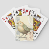 Geel en groen op  achtergrond pokerkaarten (Achterkant)