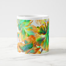 geel en groen succulent gekleurd