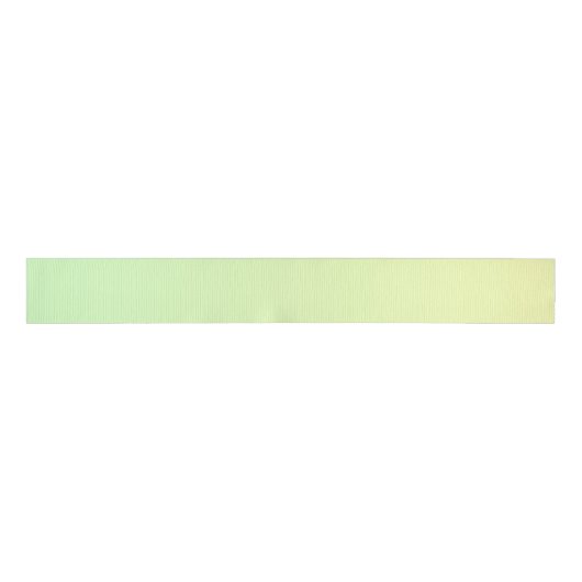 Geel en groen verloop grosgrain lint (Voorkant)