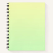 Geel en groen verloop notitieboek (Voorkant)