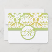 Geel en Groene Aardtonen RSVP (Achterkant)