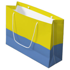 Geel en hemelblauw Grote Gift Bag Groot Cadeauzakje