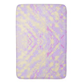 Geel en lavender Bath Mat (Voorkant Verticaal)
