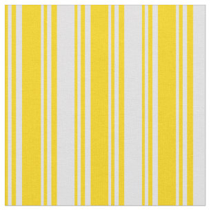 Geel en lavender gekleurd Stripes-patroon Stof