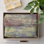 Geel en magenta Rusted Metal Pattern 2 Tissuepapier (Geschenk)