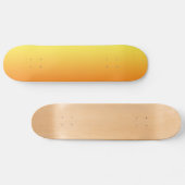 Geel en Oranje ombre Skateboard (Horizontaal)