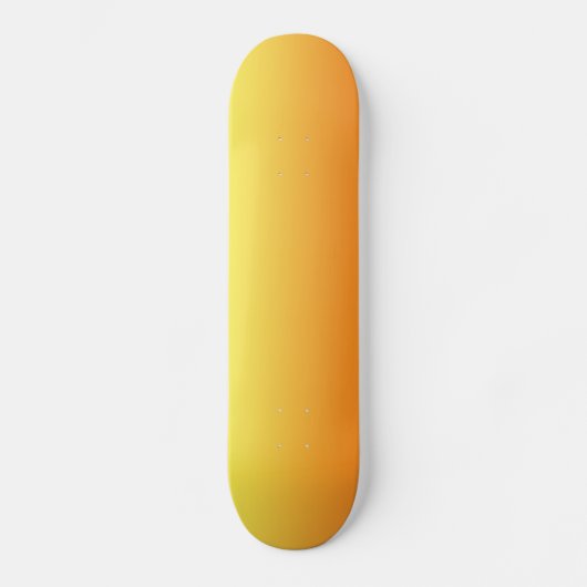 Geel en Oranje ombre Skateboard (Voorkant)
