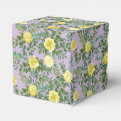 Geel en Paars  Elegant Spring Wedding Bedankdoosjes (Achterkant)