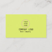 Geel en Paars modern Visitekaartje (Achterkant)