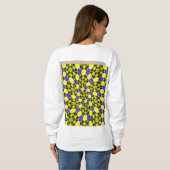 Geel en Paarse Daisy Pattern Trui (Achterkant volledig)