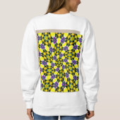 Geel en Paarse Daisy Pattern Trui (Achterkant)