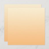 Geel en perzikkleurverloop (Voorkant / Achterkant)