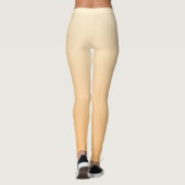 Geel en perzikkleurverloop leggings (Achterkant)