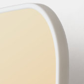 Geel en perzikkleurverloop pickleball paddle (Links Detail)