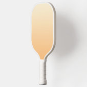 Geel en perzikkleurverloop pickleball paddle (Links)