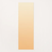 Geel en perzikkleurverloop yogamat (Voorkant)