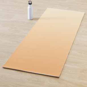 Geel en perzikkleurverloop yogamat