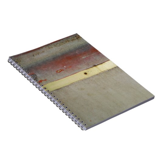 Geel en rood, rood, blauw notitieboek (Rechterzijde)