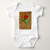 Geel en rood Tulip Romper (Voorkant)