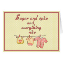 Geel en roze Baby shower voor suiker en specerijen