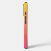 Geel en roze gradiënt Case-Mate iPhone case (Achterkant / Links)
