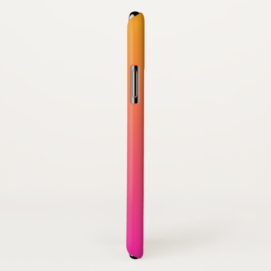 Geel en roze gradiënt ombre Case-Mate iPhone case (Achterkant / rechts)